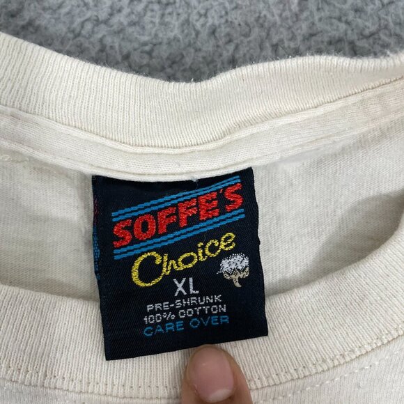 Vintage Camp Atterbury Shirt XL White Short Sleeve Military Graphic Tee - Picture 6 of 9